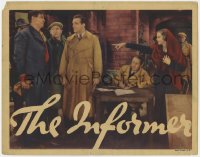 1k516 INFORMER LC 1935 John Ford, pretty Heather Angel accuses Victor McLaglen!