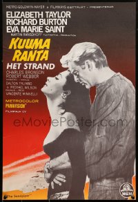 1p411 SANDPIPER Finnish 1965 great completely different image of Elizabeth Taylor & Richard Burton!