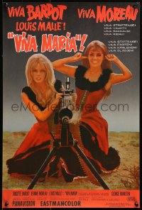 1p429 VIVA MARIA Finnish 1966 Louis Malle, sexiest French babes Brigitte Bardot & Jeanne Moreau!