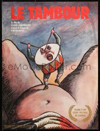 1p612 TIN DRUM French 16x21 1980 Volker Schlondorff's Die Blechtrommel, anti-war, art by Roland Topor!