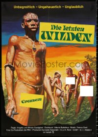 1p126 LAST SAVAGE German 1979 Addio ultimo uomo, Italian pain documentary!