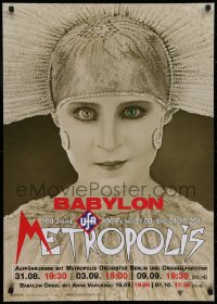 1p130 METROPOLIS German R2017 great image of Brigitte Helm as the gynoid Maria, The Machine Man!