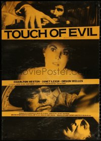 1p885 TOUCH OF EVIL Japanese 29x41 R1980s Orson Welles, Charlton Heston & Janet Leigh, different!