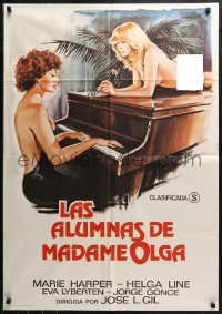 1p262 MADAME OLGA'S PUPILS Spanish 1981 Helga Line, Maria Harper, wild and different sexy art!