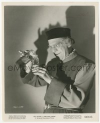 1t170 BLACK CASTLE 8.25x10 still 1952 close up of crazed Boris Karloff pouring poison from bottle!