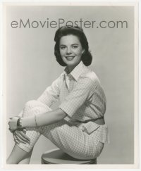 1t187 BOMBERS B-52 8.25x10 still 1957 wonderful seated portrait of Natalie Wood by Bert Six!