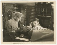 1t196 BRIDE OF FRANKENSTEIN 8x10.25 still 1935 Colin Clive & Ernest Thesiger with bandaged monster!