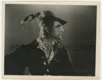 1t153 BELOVED ROGUE 8x10.25 still 1927 wonderful profile portrait of John Barrymore in costume!