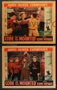 1w455 CODE OF THE MOUNTED 6 LCs 1935 James Oliver Curwood, Newfield, Royal Mounties, ultra-rare!