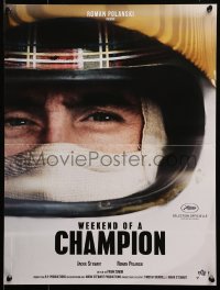 1y535 WEEKEND OF A CHAMPION French 16x21 R2013 really cool close up of F1 race car driver Jackie Stewart!