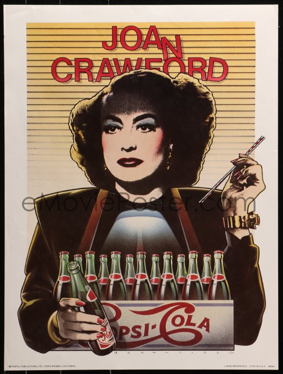 eMoviePoster.com: 2g292 JOAN CRAWFORD 18x24 commercial poster 1980s ...