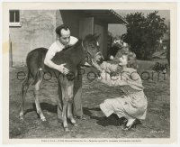 2h591 LOVER COME BACK candid 8.25x10 still 1946 Lucille Ball & horse jockey Johnny Longden w/filly!