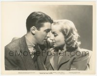 2h596 MADE FOR EACH OTHER 8x10.25 still 1939 romantic portrait of Carole Lombard & James Stewart!