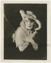 2h599 MAE MURRAY 8.25x10 still 1920 great portrait with hat & pearls by Alfred Cheney Johnston!