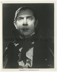 2h623 MARK OF THE VAMPIRE 8x10 still R1972 wonderful close up of Bela Lugosi with spooky eyes!