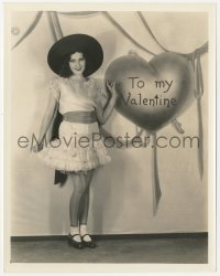 2h634 MARY BRIAN 8x10.25 still 1920s with affectionate St. Valentine's Day greetings by Richee!