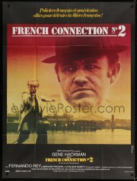 2k596 FRENCH CONNECTION II French 1p 1975 John Frankenheimer, cool different image of Gene Hackman!