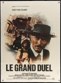 2k623 GRAND DUEL French 1p 1973 Lee Van Cleef, spaghetti western, art by Vaissier!