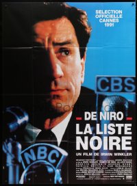 2k636 GUILTY BY SUSPICION French 1p 1991 Robert De Niro by NBC microphone, Martin Scorsese