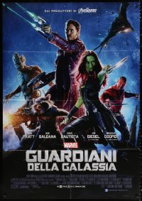 2k298 GUARDIANS OF THE GALAXY Italian 1p 2014 Chris Pratt, Zoe Saldana, Marvel Comics sci-fi!