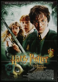 2k299 HARRY POTTER & THE CHAMBER OF SECRETS Italian 1p 2002 Daniel Radcliffe, Emma Watson, Grint!