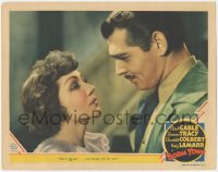 2m314 BOOM TOWN LC 1940 Clark Gable tells pretty Claudette Colbert she'll always be his girl!