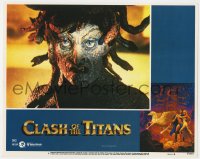 2m359 CLASH OF THE TITANS LC #6 1981 Ray Harryhausen, best close up of creepy Medusa!