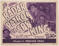 2m171 RADAR PATROL VS SPY KING chapter 2 TC 1949 Kirk Alyn, Republic serial, Perilous Trail!