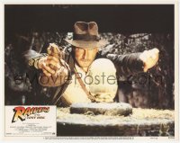 2m726 RAIDERS OF THE LOST ARK int'l LC #1 1981 best scene of Harrison Ford about to steal idol!