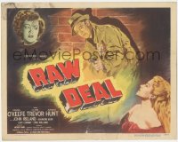 2m174 RAW DEAL TC 1948 Anthony Mann, art of Dennis O'Keefe & sexy bad girl Claire Trevor!