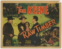 2m175 RAW TIMBER TC 1937 forest ranger Tom Keene saves a lumber company from thieves!