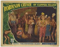 2m742 ROBINSON CRUSOE OF CLIPPER ISLAND chapter 1 LC 1936 The Mysterious Island, full color!