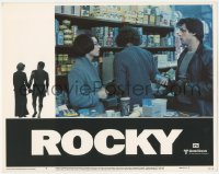 2m744 ROCKY LC #7 1976 Sylvester Stallone tries to talk to Talia Shire at the grocery store!