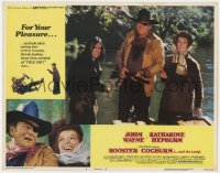 2m749 ROOSTER COGBURN LC #6 1975 John Wayne & Katharine Hepburn standing in river!