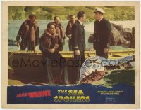 2m770 SEA SPOILERS LC #7 R1948 ship captain John Wayne with his men by lifeboat on the beach!