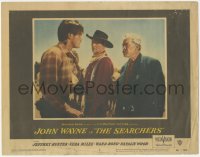 2m771 SEARCHERS LC #2 1956 John Ford, close up of John Wayne between Jeff Hunter & Ward Bond!