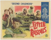 2m773 SECOND CHILDHOOD LC R1952 Dickie Moore, Joe Cobb, Farina, Jackie Cooper, Our Gang kids!