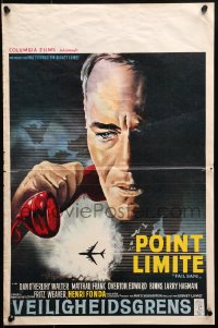 2p140 FAIL SAFE Belgian 1964 cool Kerfyser art of Henry Fonda, directed by Sidney Lumet!