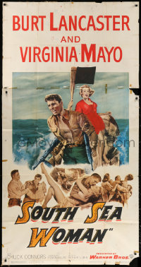 2z0474 SOUTH SEA WOMAN 3sh 1953 art of leatherneckin' Burt Lancaster & sexy Virginia Mayo!