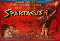 2z0730 SPARTACUS French 2p 1961 classic Stanley Kubrick & Kirk Douglas epic, different Peron art!