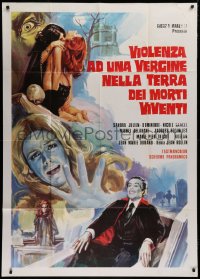 2z0687 STRANGE THINGS HAPPEN AT NIGHT Italian 1p 1974 wonderful completely different vampire art!