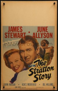 2z0246 STRATTON STORY WC 1949 Jimmy Stewart as baseball legend, pretty June Allyson, very rare!