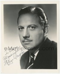 3f0680 MELVYN DOUGLAS signed 8x10 still 1940s portrait of the Paramount leading man by Lippman!