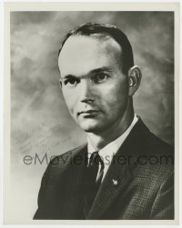 3f0683 MICHAEL COLLINS signed 8x10.25 still 1969 portrait of the Apollo 11 NASA astronaut in suit!