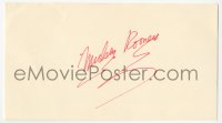 3f0853 MICKEY ROONEY signed 4x7 index card 1980s it can be framed & displayed with a repro still!