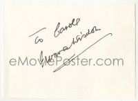 3f0470 NORMAN WISDOM signed 4x6 paper 1990s includes two ticket stubs from his live show!