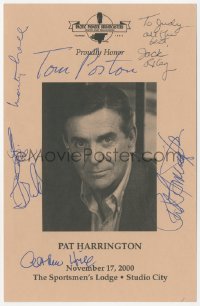 3f0361 PAT HARRINGTON signed leaflet 2000 by Harrington, Franklin, Hill, Poston, Riley AND Hall!