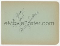 3f0306 MERRY ANDERS signed 5x6 cut album page 1950s it can be framed with a repro still!