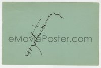 3f0310 MORTON DOWNEY SR signed 4x6 cut album page 1940s it can be framed & displayed with a repro still!