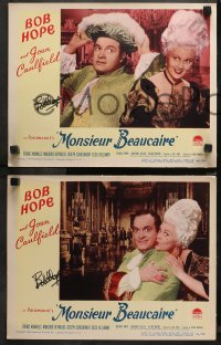 3f0121 MONSIEUR BEAUCAIRE 4 signed LCs 1946 ALL FOUR by Bob Hope, great images with Joan Caulfield!